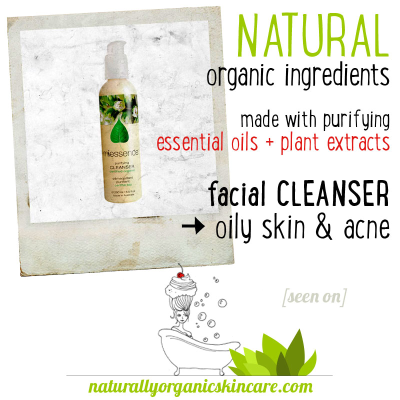 purifying facial cleanser essential oils for acne miessence natural organic skin care