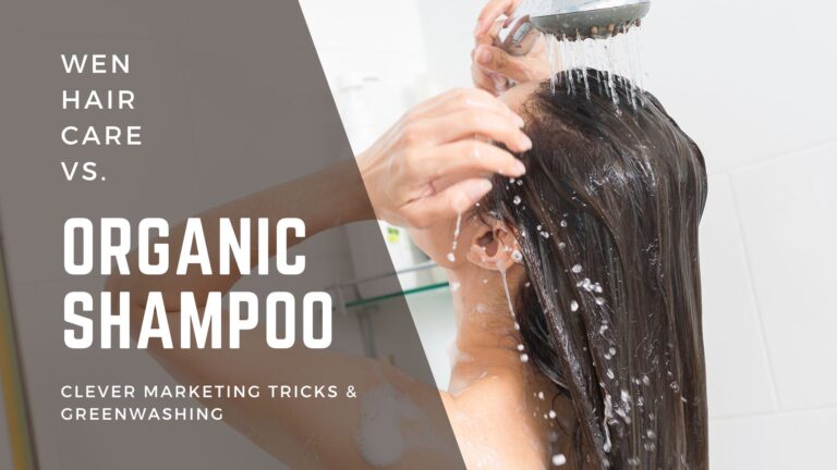 wen hair care versus organic shampoo
