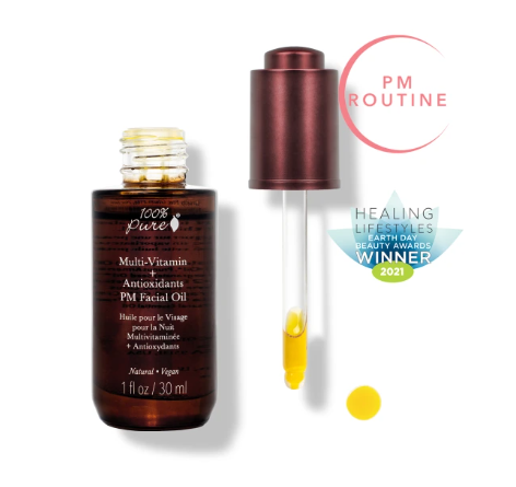 100 percent pure anti aging facial oil