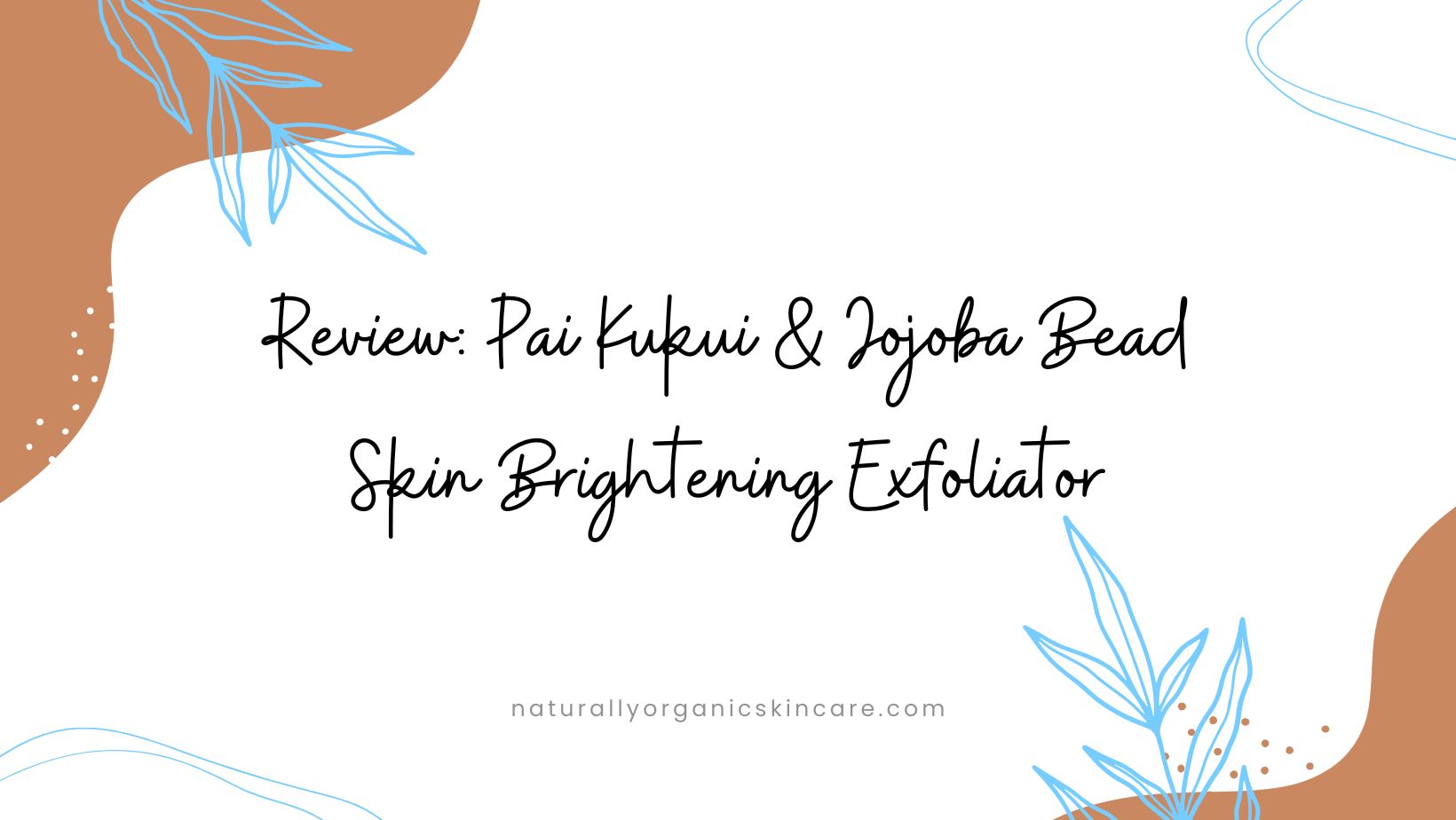 pai kukui jojoba bead skin brightening exfoliator review